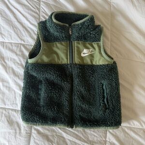 Nike Kids Forest Green Fleece Vest